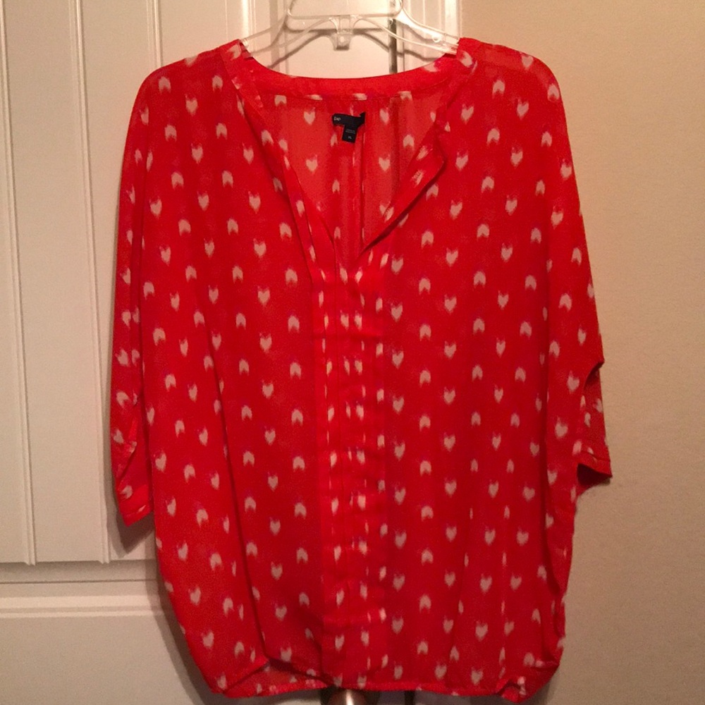 Gap 1/2 length sleeve blouse.